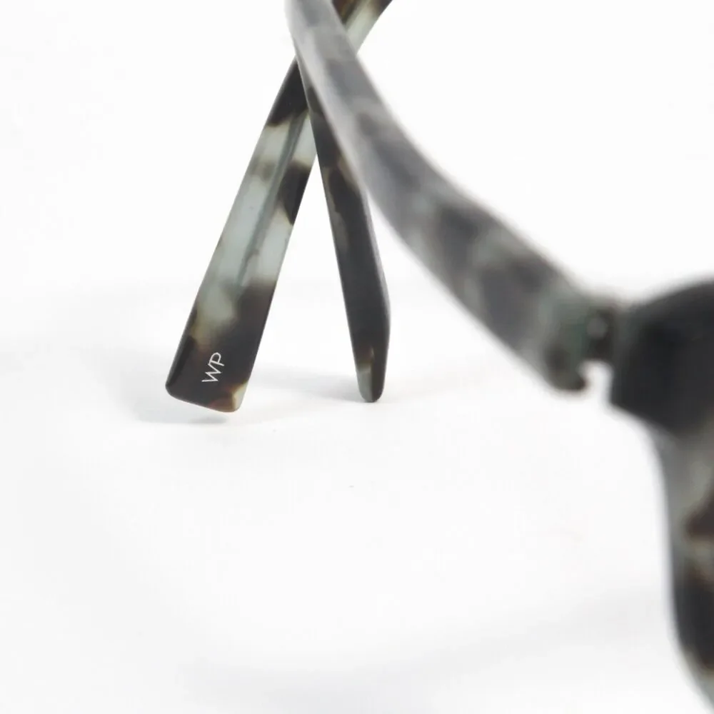 Warby Parker Upton 142 Eyeglasses Frames Grey Tortoise Rectangular 52-17-145